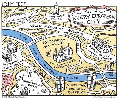 name every city in europe.